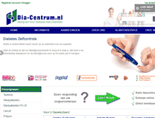 Tablet Screenshot of dia-centrum.nl